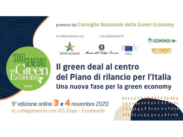 Aperte le iscrizioni agli Stati Generali della Green Economy 2020: edizione online