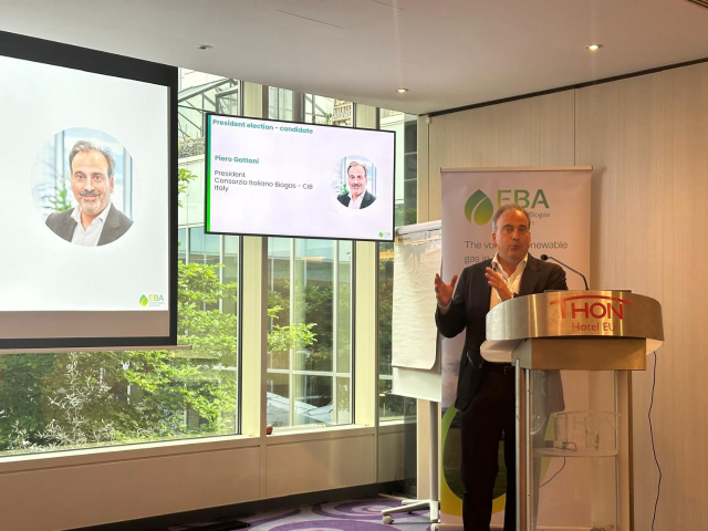 Piero Gattoni è stato eletto nuovo Presidente dell’EBA - European Biogas Association