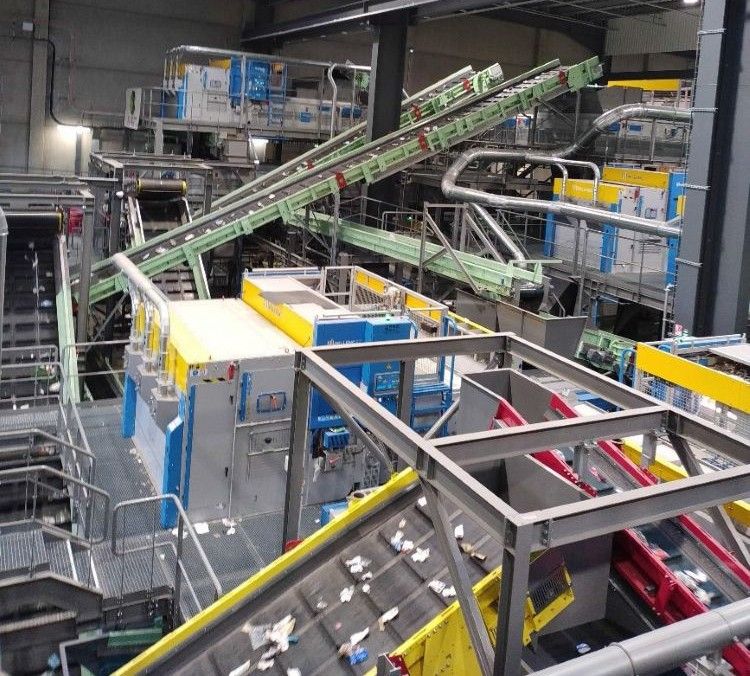 Il più grande impianto francese di recupero materiali